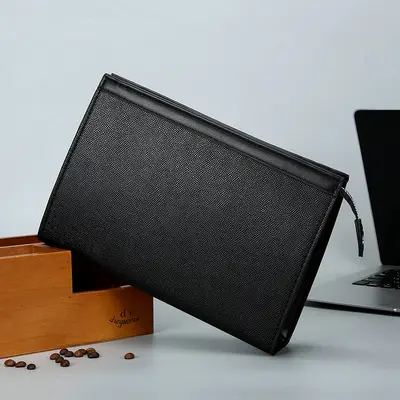 Kleine quadratische Herrentasche mit 10-Zoll-Tabletfach