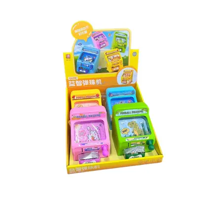 Kinder Cartoon Tisch-Spielautomat mit Glasmurmeln - 6