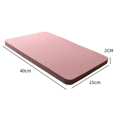 Ab Wheel Support Pad Flat Balance Yoga Kneeling Mat Thickened Ankle Pilates Soft Collapse Mat TPE Material Kneeling Pad - 12