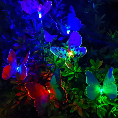 Solar Firefly Outdoor Garden Light, Waterproof - 9
