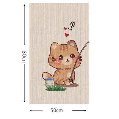 Wall-Mounted Vertical Cat Scratching Board, Wear-Resistant, Non-Shedding - 13