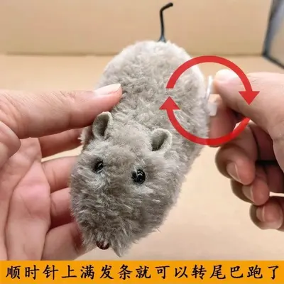 猫咪玩具电动小老鼠自嗨解闷斗逗猫棒仿真猫用品大全消耗体力好物