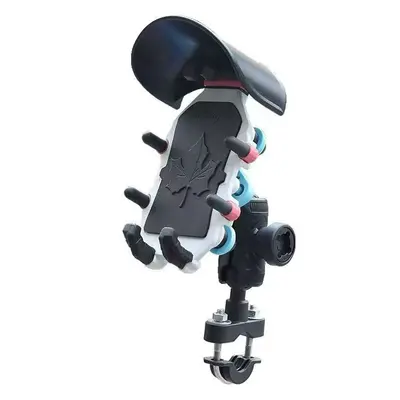 E-Bike Phone Mount with Shock Absorption and Octopus Motorcycle Holder - 9
