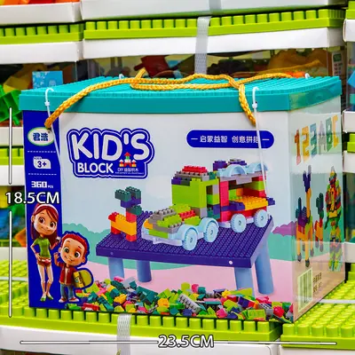Large Particle Building Blocks for Children, Educational Puzzle Set - 12