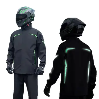 Raincoat suit two-piece women motorcycle waterproof - 6