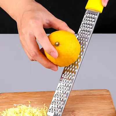 Sınır ötesi toptan paslanmaz çelik peynir rendesi mutfak pişirme çok fonksiyonlu peynir rendesi limon rendesi