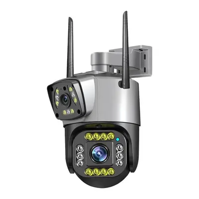 V380 Binoküler Gun Ball Kablosuz WiFi Gözetleme Kamerası Ev Dış Mekan HD Gece Görüş 4G Monitör Çift Ekran