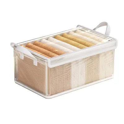 Foldable transparent PVC storage box large capacity - 8