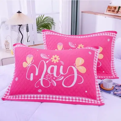 Polyester-Cotton Pillow Towel Set of 2, Extra Large, Stain-Resistant, Oil-Resistant - 11