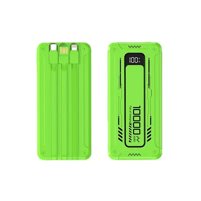 Mecha wired power bank 200 million super fast charging 22.5W, 10000 mAh PD20W ultra thin wired