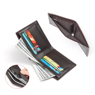 Erkek Cüzdanı, Retro PU Deri Görünümlü Kartlıklı Clutch - 3