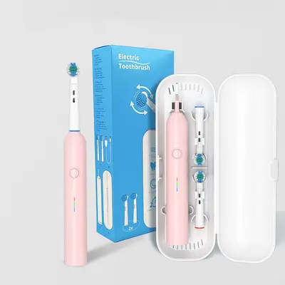 Rotating Head Electric Toothbrush, USB Rechargeable, 360° Waterproof - 10