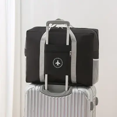 Große Falttasche, rollbar, Reisetasche - 11