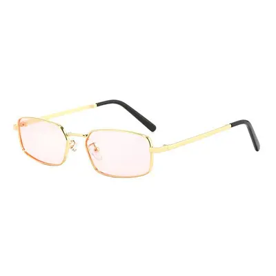 Herren-Sonnenbrille im Old-Money-Stil, kleiner eckiger Rahmen - 9