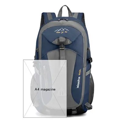 40L Outdoor Travel Hiking Backpack, Large Capacity - 3