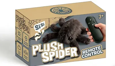 Remote Control Electric Plush Mouse Cat Toy, Realistic Design - 12