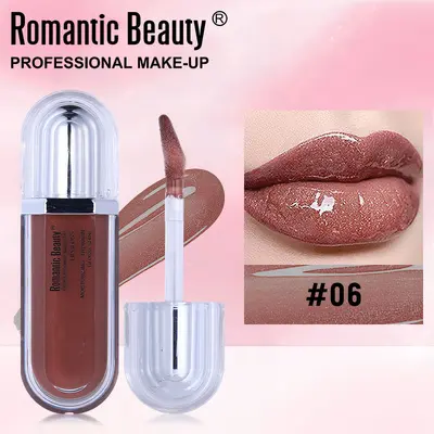 Perlmutt-Lipgloss mit Spiegeleffekt, langanhaltend und wischfest - 12