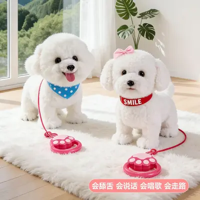 Plush Electronic Dog Toy, Barks and Walks, for Children - 5
