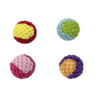 Cat Toy Ball, Self-Play Squeaky, Bite and Scratch Resistant - 6