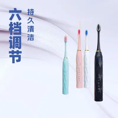 X-9 Electric Toothbrush, Twin Pack for Adults, Waterproof, Soft Bristles