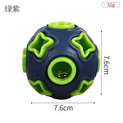 Light-Up Squeaky Dog Ball Toy, Bite-Resistant, Chew Training - 9