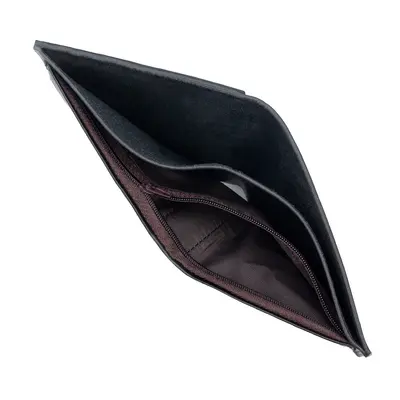 Men's Short Wallet, Multi-Function Card Holder and Coin Purse, Metal Edge - 4