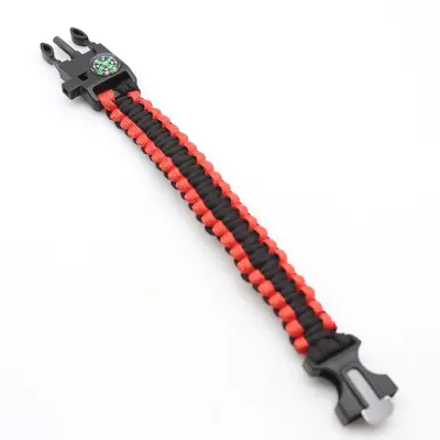 Paracord Bilezik Hayatta Kalma Bilekliği Çok Fonksiyonlu Beşi Bir Arada Çok Fonksiyonlu Dış Mekan Paracord Kamp Macerası Yedi Çekirdekli Bilezik - 12