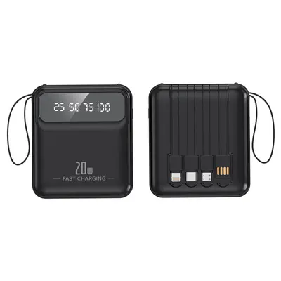 Tragbares Ladegerät 20000 mAh mit 3C-Zertifikat, große Kapazität, Reiseladegerät für Geschenke, individuelle Logo-Anpassung möglich - 12