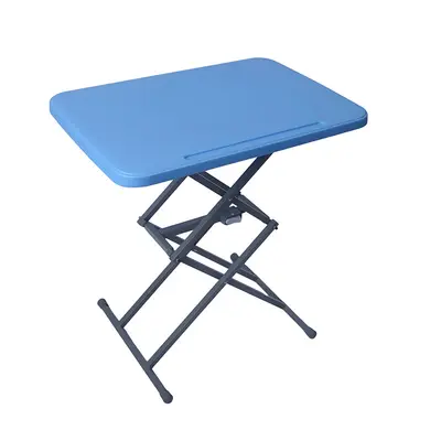 Foldable Height-Adjustable Study Desk for Small Apartments - 8
