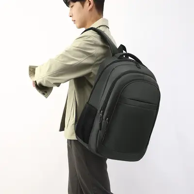 Geschäfts-Rucksack Herren große Kapazität Outdoor-Reise-Rucksack Schulrucksack bedrucktes Logo Computer-Rucksack Großhandels-Geschenk-Rucksack - 4