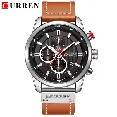 CURREN Herrenuhr, braun, wasserdicht - 9