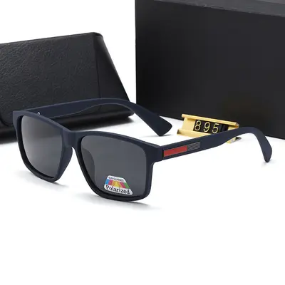 Neue Sonnenbrillen Herrenmodell Vintage Universalstil polarisierte Sonnenbrillen Premium-Look Outdoor Angeln Radfahren Eckige Sonnenbrillen - 8