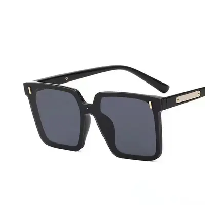 Women's Sunglasses Round Frame Large Korean Style UV-Protection - 4