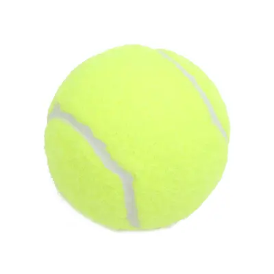 Köpek Oyuncağı Kauçuk Tenis Topu ve Pamuk İp, TPR Diş Kaşıma Oyuncağı - 7