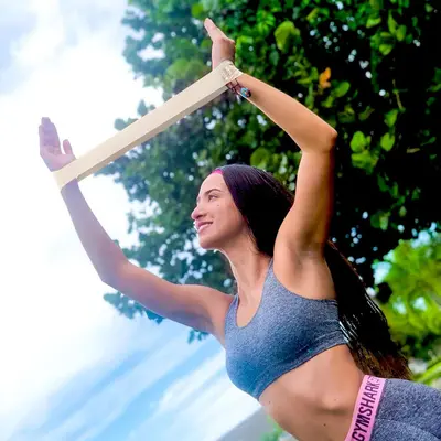 Yoga dirençli bandı, elastik halka, güç antrenmanı
