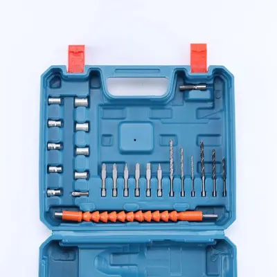 12V Cordless Impact Drill Kit with Lithium Battery - 5