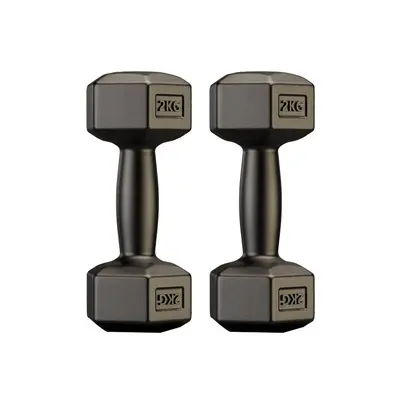 Dumbbell Men's Fitness Home Equipment Female Kettlebell Arm Muscle Training Pair Rubber Coated Hexagonal Dumbbell Set Dormitory Student - 6