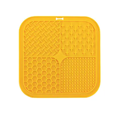 Silicone Lick Mat for Pets, Suction Cup Slow Feeder Pad, Non-Slip - 7