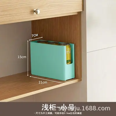 Right-angle storage box for kitchen and desktop organization - 11