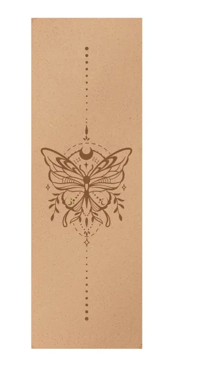 Natural cork rubber yoga mat, 4.5mm, non-slip, extra wide - 11