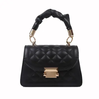 Women's Chain Crossbody Bag, Small Square Design, Korean Style - 6