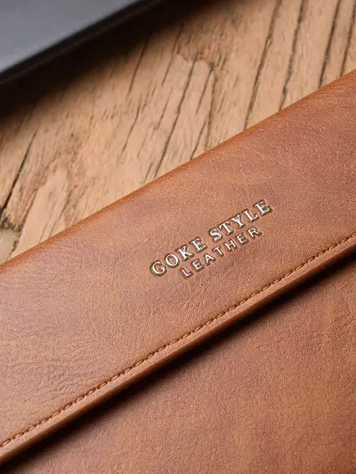 Men's Long Wallet, PU Leather, Multi-Card Slots, Phone Compartment - 6
