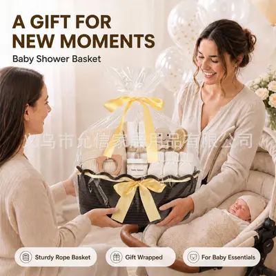 Cotton Rope Woven Storage Basket, Baby and Kids Toy Organizer Basket