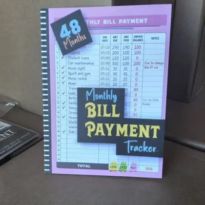 Amazon New Arrival Bill Payment Management Book Bill Payment Tracking Budget Notebook