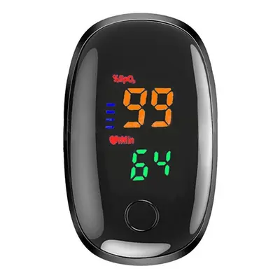 Portable Fingertip Pulse Oximeter with Heart Rate Monitor for Home Use