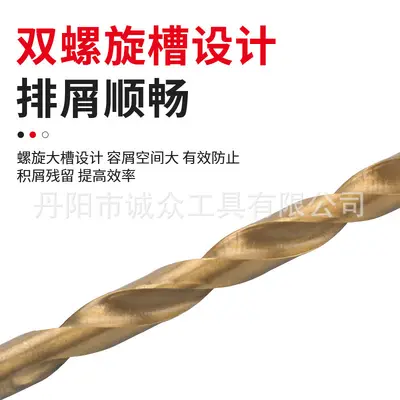 HSS Straight Shank Drill Bit Set for Brushless Drills, Titanium-Coated - 9