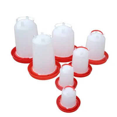 Chicken Nipple Drinker with Water Bucket for Poultry Coop