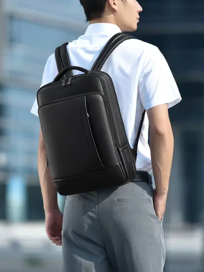 Men's Business Backpack, Portable, Large Capacity, Laptop Backpack