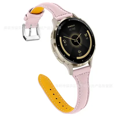 18MM Slim Leather Watch Band for Garmin Venu 3S/2S - 9
