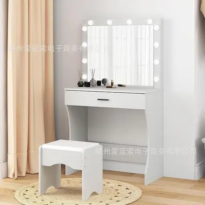 Board-Style Minimalist Dressing Table